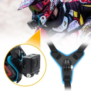Motorcycle Helmet Mount Strap Front Chin Stand Holder For GoPro Hero 13 12 11 DJI Osmo Action Insta360 Action Camera Accessorie