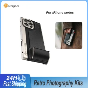 Fotorgear Magnetic Photography Phone Case Kit for iPhone 15 16 Pro Max with Handle Fliter Adapter Lanyard Camera Accessories