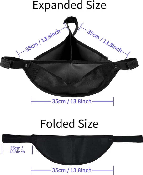 Selens Tripod Weight Bag Black Durable Tripod Stone Bag Universal Light Stand Sand Bag for Stabilizing Photography Accessory - Image 6