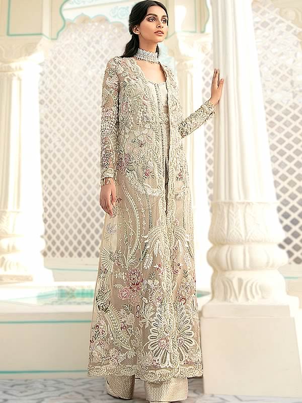 0016168 tan fleur party wear